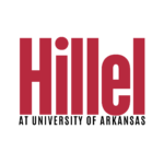 Logo for the University of Arkansas Hillel chapter